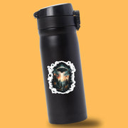 UFO Sticker | Cute Alien Design Vinyl Decal for Laptop, Water Bottle & Personalization | Space Aesthetic Gift