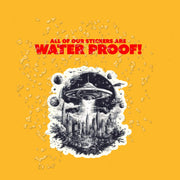 UFO Sticker | Cute Alien Design Vinyl Decal for Laptop, Water Bottle & Personalization | Space Aesthetic Gift