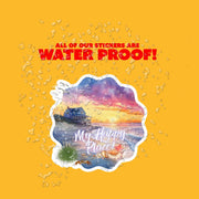 Beach House Sticker | This Is My Happy Place Decal | Beach Decor for Home & Office