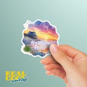 Beach House Sticker | This Is My Happy Place Decal | Beach Decor for Home & Office