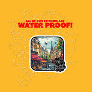 Water Proof Paris Sticker
