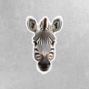 Zebra Sticker | Zebra Head Decal for Walls & Laptops | Fun Animal Decor
