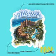 Atlantis Sticker | Bahamas Sticker | Paradise Island Sticker