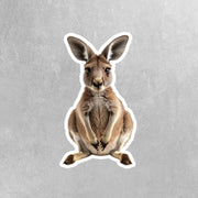 Kangaroo Sticker | Cute Animal Decal for Car, Laptop & Scrapbook | Aussie Kangaroo Vinyl Art