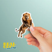 Lion Sticker | Lion Jump Decal | King Of The Jungle Decal