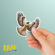 Hawk Sticker | Flying Hawk Sticker | Perfect Gift for Bird Watchers & Hawk Enthusiasts