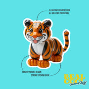 Balloon Tiger Sticker - Tiger Sticker - Fun Tiger Decal - Balloon Animal Sticker