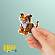 Balloon Tiger Sticker - Tiger Sticker - Fun Tiger Decal - Balloon Animal Sticker
