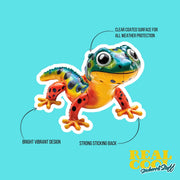 Balloon Gecko Sticker - Gecko Sticker - Fun Gecko Decal - Balloon Animal Sticker