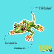 Balloon Gecko Sticker - Gecko Sticker - Fun Gecko Decal - Balloon Animal Sticker