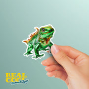 Balloon Iguana Sticker - Iguana Sticker - Fun Iguana Decal - Balloon Animal Sticker