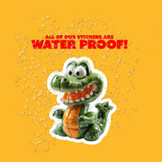 Balloon Gator Sticker - Gator Sticker - Fun Gator Decal - Balloon Animal Sticker