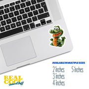 Balloon Gator Sticker - Gator Sticker - Fun Gator Decal - Balloon Animal Sticker