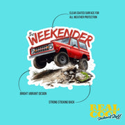 4x4 Truck Sticker - The Weekender Sticker - Off Road Truck Sticker