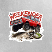 4x4 Truck Sticker - The Weekender Sticker - Off Road Truck Sticker