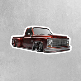 Low Rider Sticker - Low Rider Pickup Truck Decal - Low Rider Sticker