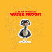 Emu Sticker: Cute Emu Vinyl Decal for Laptops, Water Bottles & Notebooks - Perfect Gift for Animal Lovers and Nature Enthusiasts