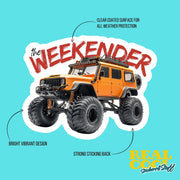 4x4 Truck Sticker - The Weekender Sticker - Off-Road Truck Sticker - Rock Climber Sticker