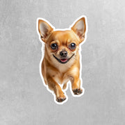 Chihuahua Sticker | Cute Chihuahua Decal for Dog Lovers | Waterproof Pet Vinyl Sticker | Gift for Dog Owners & Animal Enthusiasts