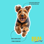 Airedale Terrier Sticker | Cute Airedale Terrier Decal for Dog Lovers | Waterproof Pet Vinyl Sticker | Gift for Dog Owners