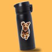 Airedale Terrier Sticker | Cute Airedale Terrier Decal for Dog Lovers | Waterproof Pet Vinyl Sticker | Gift for Dog Owners