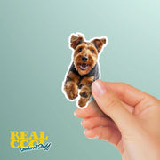 Airedale Terrier Sticker | Cute Airedale Terrier Decal for Dog Lovers | Waterproof Pet Vinyl Sticker | Gift for Dog Owners
