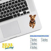 Airedale Terrier Sticker | Cute Airedale Terrier Decal for Dog Lovers | Waterproof Pet Vinyl Sticker | Gift for Dog Owners