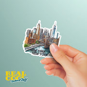 New York New York Sticker - New York City Sticker - NY Sticker