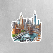 New York New York Sticker - New York City Sticker - NY Sticker