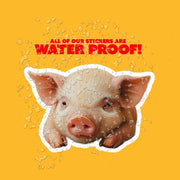 Piglet Sticker | Cute Piglet Vinyl Decal for Water Bottles, Laptops & Scrapbooking - Ideal Gift for Animal Lovers