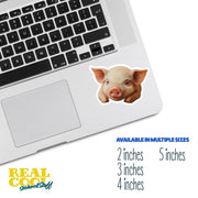 Piglet Sticker | Cute Piglet Vinyl Decal for Water Bottles, Laptops & Scrapbooking - Ideal Gift for Animal Lovers