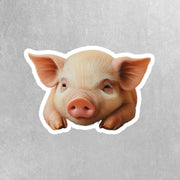 Piglet Sticker | Cute Piglet Vinyl Decal for Water Bottles, Laptops & Scrapbooking - Ideal Gift for Animal Lovers