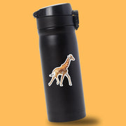 Giraffe Sticker - Cute Animal Decal for Water Bottle, Playful Giraffe Sticker, Gifts for Animal Lovers