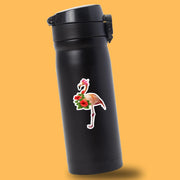 Pink Flamingo Sticker | Cute Tropical Décor, Waterproof Vinyl Decal for Laptops, Water Bottles & Scrapbooking