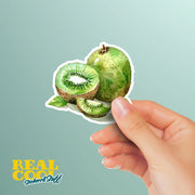 Kiwi Sticker - Watercolor Kiwi Decal for Laptops, Water Bottles & Notebooks | Cute Fruit Art Decor