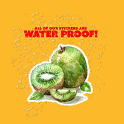 Kiwi Sticker - Watercolor Kiwi Decal for Laptops, Water Bottles & Notebooks | Cute Fruit Art Decor