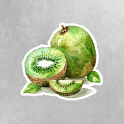 Kiwi Sticker - Watercolor Kiwi Decal for Laptops, Water Bottles & Notebooks | Cute Fruit Art Decor