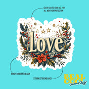 Love Sticker | Cute Love Quotes Decal | Aesthetic Vinyl Stickers for Laptops, Water Bottles, & Notebooks | Gifts for Her