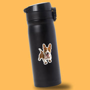 Bull Terrier Running Sticker - Bull Terrier Decal for Water Bottles, Car & Laptop - Cute Bull Terrier Dog Vinyl Art