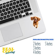 Running Cocker Spaniel Sticker - Vinyl Dog Decal, Cute Cocker Spaniel Art, Pet Lover Gift, Car Laptop Sticker, Dog Owner Accessory