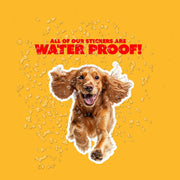 Running Cocker Spaniel Sticker - Vinyl Dog Decal, Cute Cocker Spaniel Art, Pet Lover Gift, Car Laptop Sticker, Dog Owner Accessory