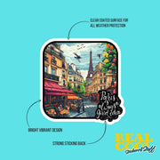 Weather Proof Paris Sticker