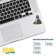 Great Sphinx of Giza Sticker | Egyptian Art Decal | Unique Sphinx Design for Laptops, Water Bottles & More