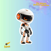 Robot Stickers - Robot Decals - The Galactic Goobers Sticker Collection