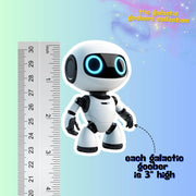 Robot Stickers - Robot Decals - The Galactic Goobers Sticker Collection