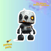 Robot Stickers - Robot Decals - The Galactic Goobers Sticker Collection