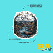 Scotland Travel Sticker | The Highlands Vinyl Sticker | Scottish Highlands Decal