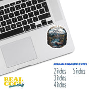 Scotland Travel Sticker | The Highlands Vinyl Sticker | Scottish Highlands Decal