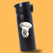 Maltese Sticker - Maltese Parachute Decal for Water Bottles, Car & Laptop - Cute Maltese Dog Vinyl Art