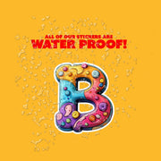 Letter B Sticker | Customizable Vinyl Letter Decal for Crafting & Personalization | Perfect for Laptops, Notebooks and More